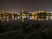 Reflections in the South Saskatchewan River