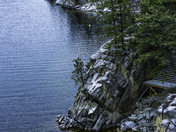 Winter Cliff on Lake Okanagan