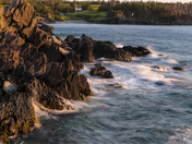 Rocks and Waves of the Newfoundland Shore