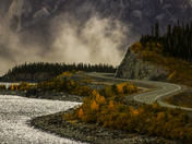 Fall along a Yukon Highway