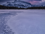 Sunset at Two Jack Lake