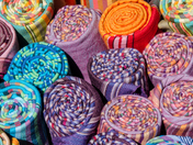 Colourful blankets, Old Biscuit Mill