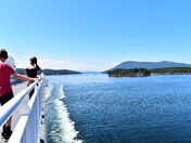 On the ship from Victoria Island to Vancouver