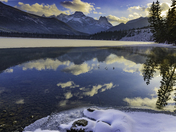 Sunset Reflection Mt. Lougheed
