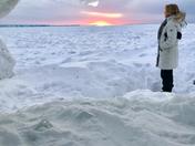 Through an Ice Cave Window, Georgian Bay