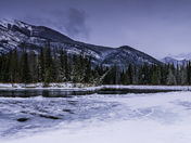 Panorama of Icy Bend Bow River