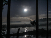 Christmas Moon over Gabriola Island 