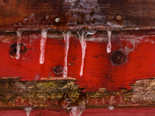 Icycles in abstract decor