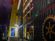 Maritime Heritage Center at night