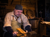 Shaving Lumber In Old Fort Langley