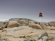 Lighthouse on the rocks