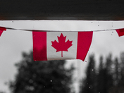 Canada day in the rain