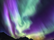 Aurora Borealis over Peyto Lake Banff National Park