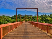 Summer Bridge Walkway