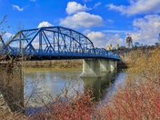 Blue Dawson Bridge
