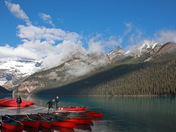 Preparing For The Day, in Banff National Park