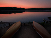 Sunrise at Kettle Lake in Awenda PP