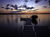 Sunset on Morin Lake SK