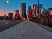 Calgary Cityscape At Sunrise