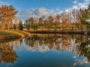 Autumn Lake Reflections