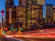 Light Trails In The City