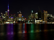 Toronto skyline at night