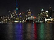 Toronto skyline at night