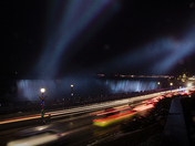 Northern lights at Niagara Falls