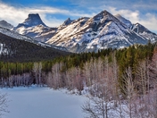 Winter In The Kananaskis Mountains