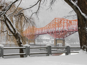 The big orange bridge