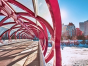 Walking On The Peace Bridge