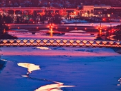 Peace Bridge Illuminated