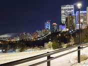 Edmonton at night