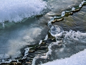 Close Up Ice Formations