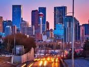 Road To Downtown Calgary