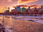 Sunrise Sky Over Calgary