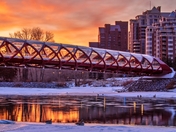 Peace Bridge Sunrise