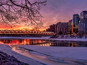 Sunrise Over Peace Bridge