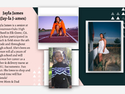 Jayla James is a senior at Cosumnes Oaks High School in Elk Grove, CA.