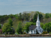 Mahone Bay, NS and Its "Three Sisters"