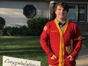 Our graduating senior is Deuce Zak.