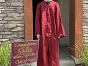 This is our senior Kaden Warner. 