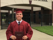 This is Adam Peri. He is graduating from Woodcreek High School in Roseville. 