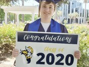 Ethan Larson graduating from River City High School. 