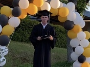 Deniss Millermon graduates from Charter Connection Academy going to Folsom Lake College