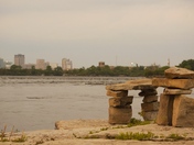 Inukshuk on the Ottawa river