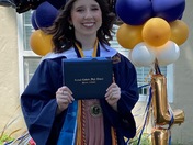 This is Elizabeth Nancett.  She graduated from Central Catholic High School in Modesto last month.