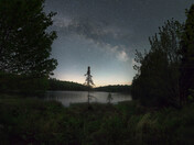 Found Lake At Moonset