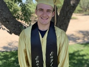 Ricky Belletto graduating from Enoch High School in Modesto.