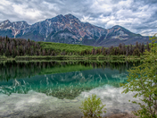 Pyramid Mountain Reflection